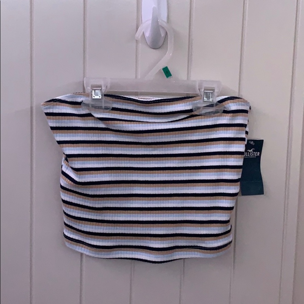 Striped tube top